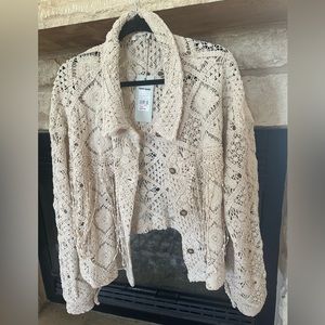 Cream Miss Me Sweater in large